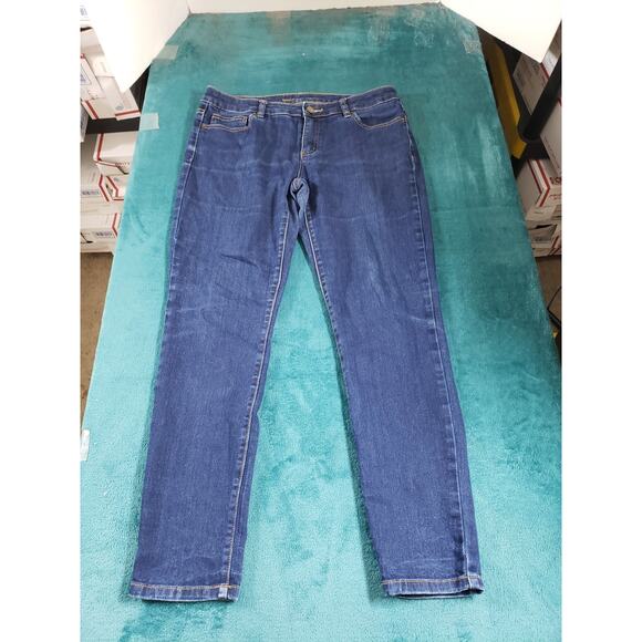 Michael Kors Jeans Size 6 Womens Blue Pants Denim Mid Rise Skinny - Picture 2 of 13